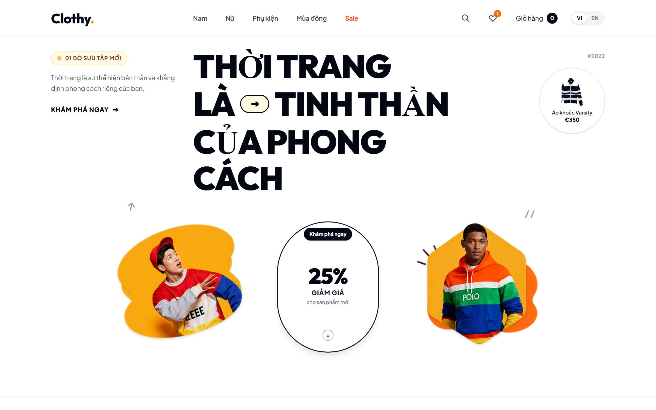 Hero & Đầu Trang